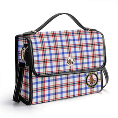 Boswell Modern Tartan Crest Satchel Bag