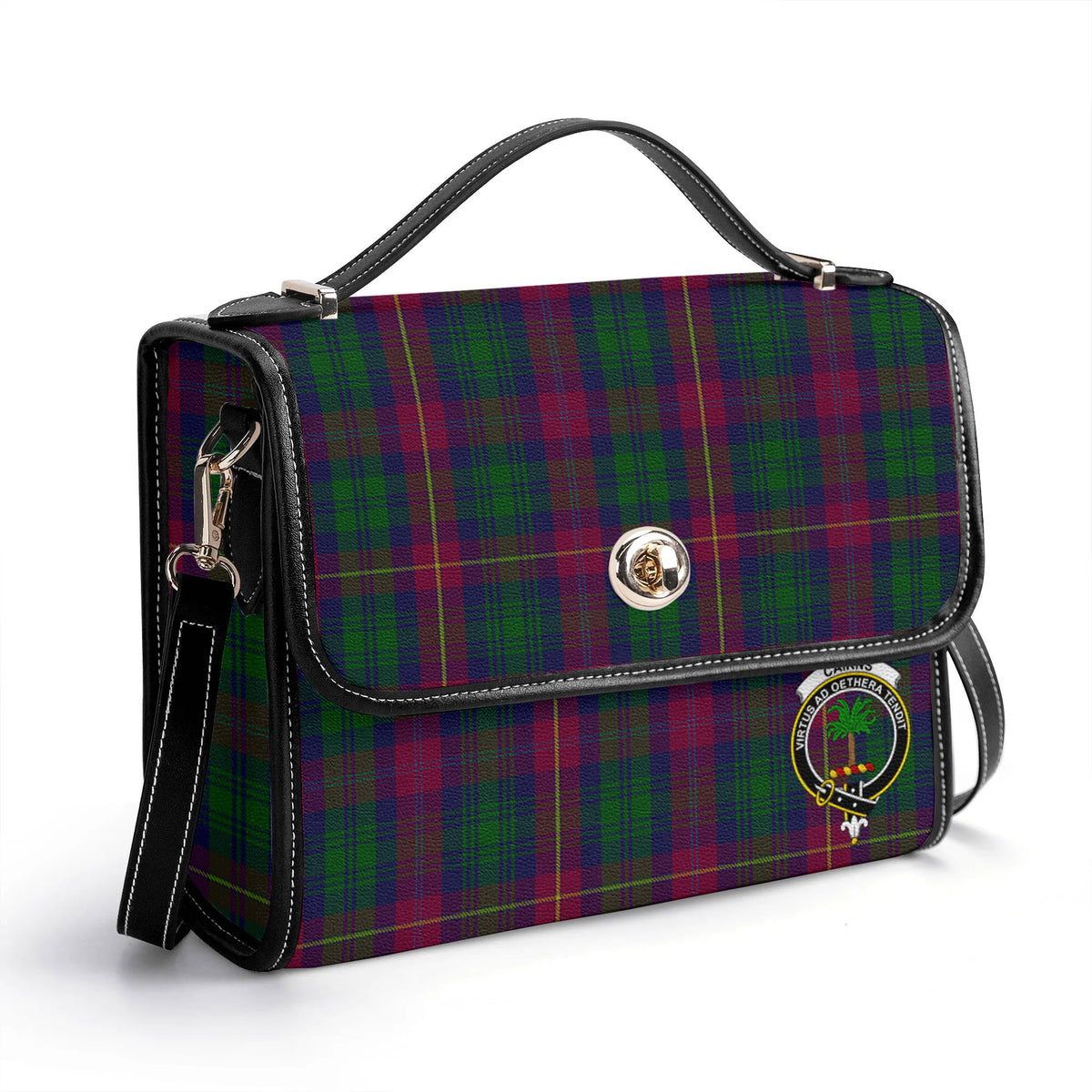 Cairns Tartan Crest Satchel Bag