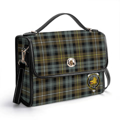 Campbell Argyll Weathered Tartan Crest Satchel Bag