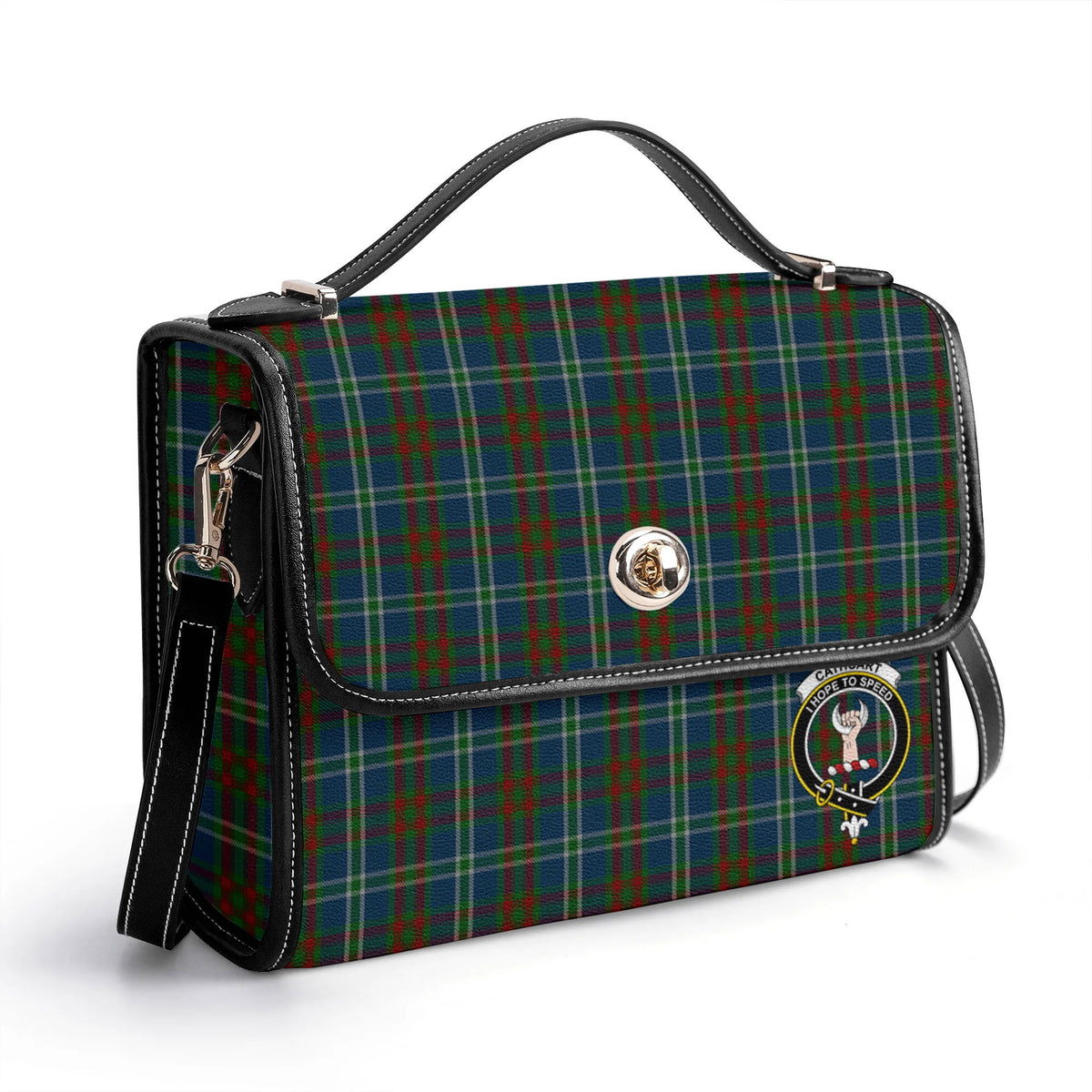 Cathcart Tartan Crest Satchel Bag