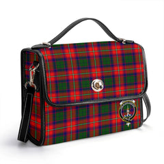 Charteris (Earl of Wemyss) Tartan Crest Satchel Bag