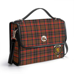 Cumming Hunting Weathered Tartan Crest Satchel Bag