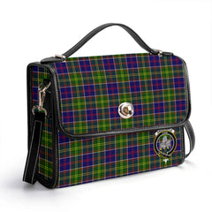 Dalrymple Tartan Crest Satchel Bag