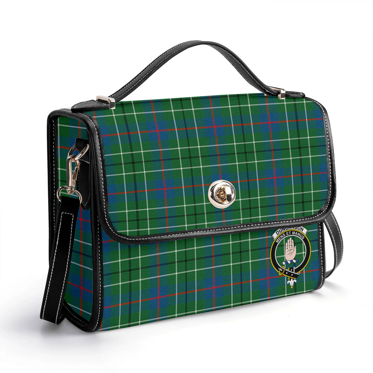Duncanson Tartan Crest Satchel Bag