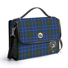Edmonstone Tartan Crest Satchel Bag