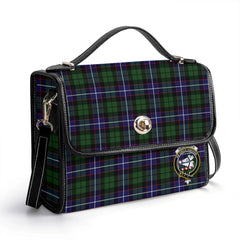 Galbraith Modern Tartan Crest Satchel Bag