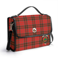 Grant Weathered  Tartan Crest Satchel Bag