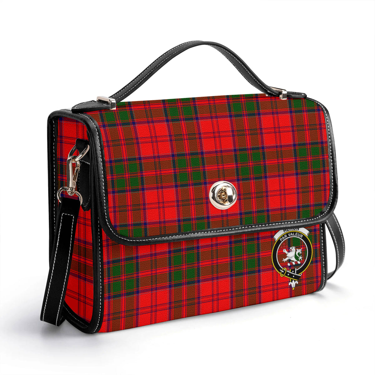Heron Tartan Crest Satchel Bag