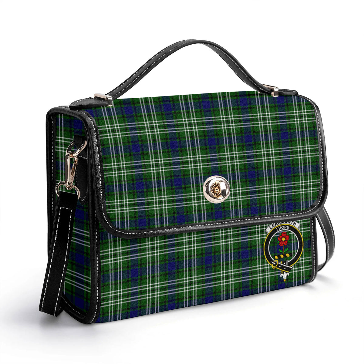 Learmonth Tartan Crest Satchel Bag