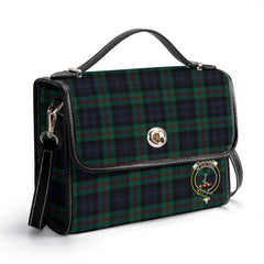 MacKinlay Modern Tartan Crest Satchel Bag