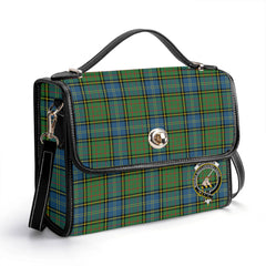 MacMillan Hunting Ancient Tartan Crest Satchel Bag