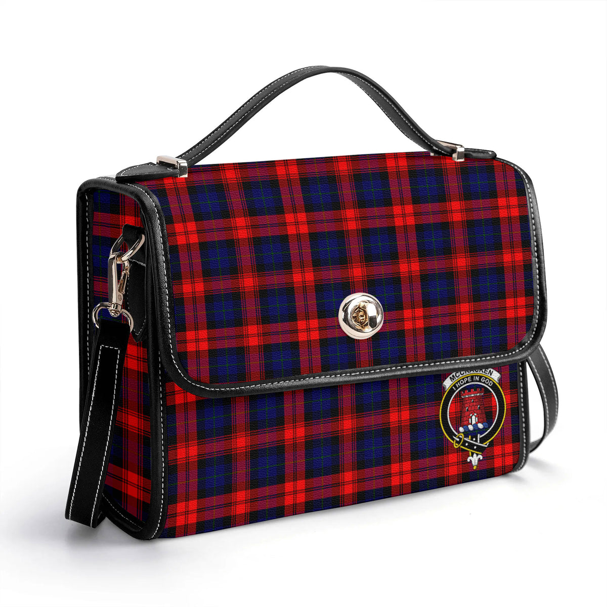 McCracken Tartan Crest Satchel Bag