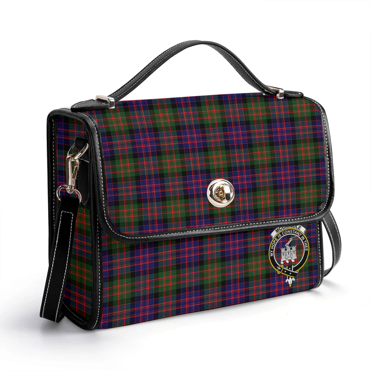 McCrindle Tartan Crest Satchel Bag