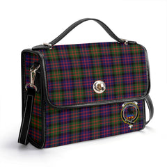 McDonnell of Glengarry Modern Tartan Crest Satchel Bag