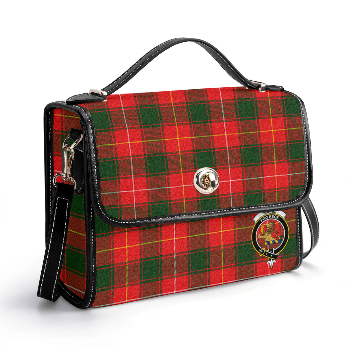 McFie Tartan Crest Satchel Bag