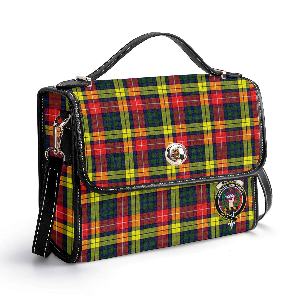 McIndoe Tartan Crest Satchel Bag