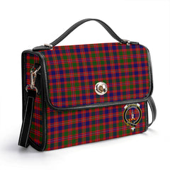 McIntyre Modern Tartan Crest Satchel Bag