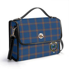 McLaine of Loch Buie Hunting Ancient Tartan Crest Satchel Bag
