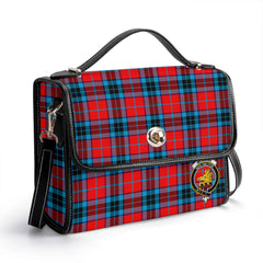 McTavish Modern Tartan Crest Satchel Bag