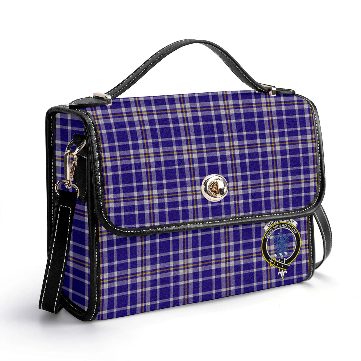Ochterlony Tartan Crest Satchel Bag