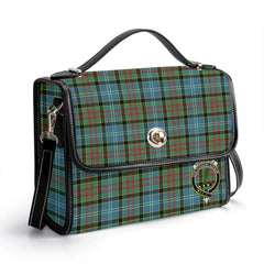 Porterfield Tartan Crest Satchel Bag