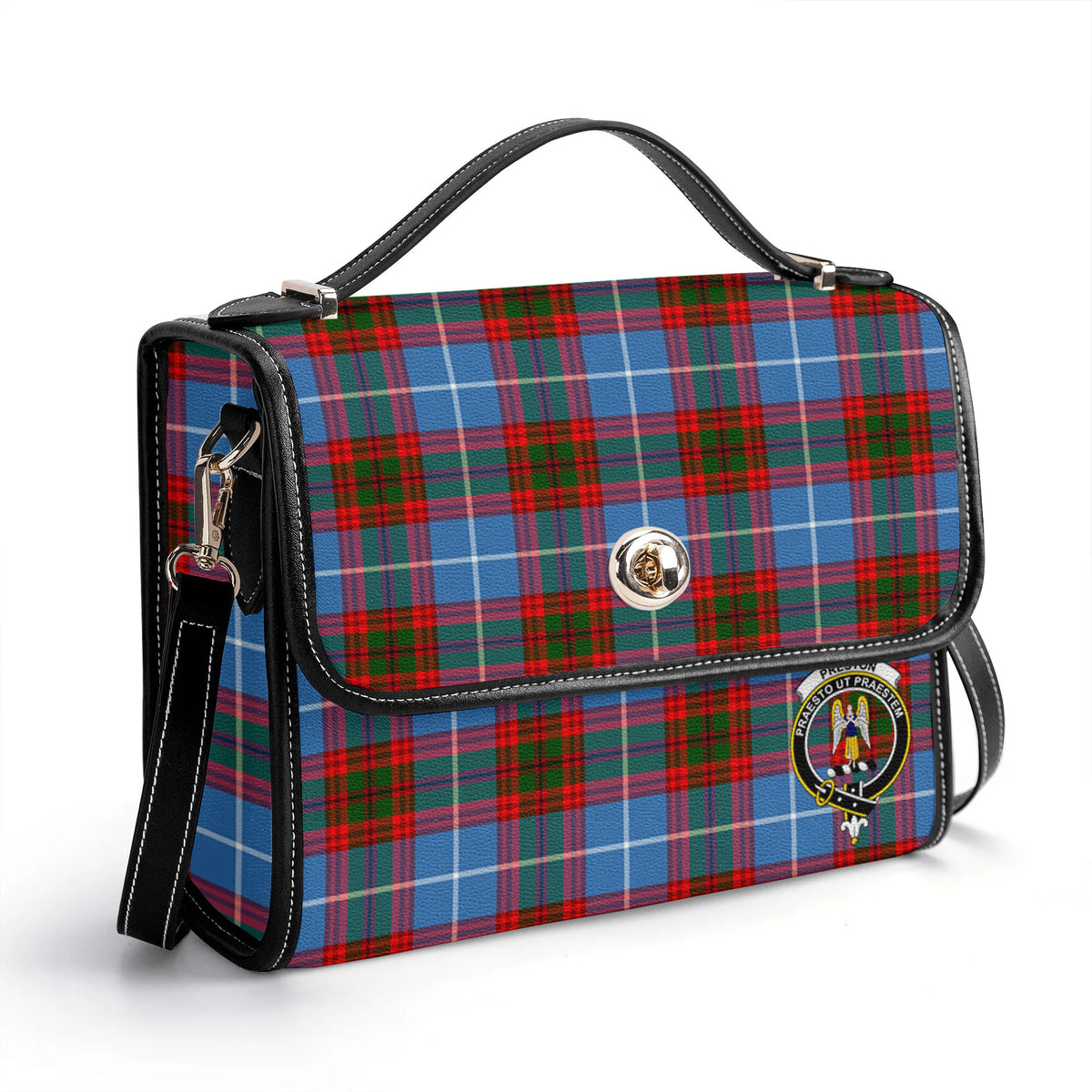 Preston Tartan Crest Satchel Bag