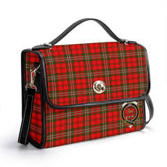 Scott Modern Tartan Crest Satchel Bag