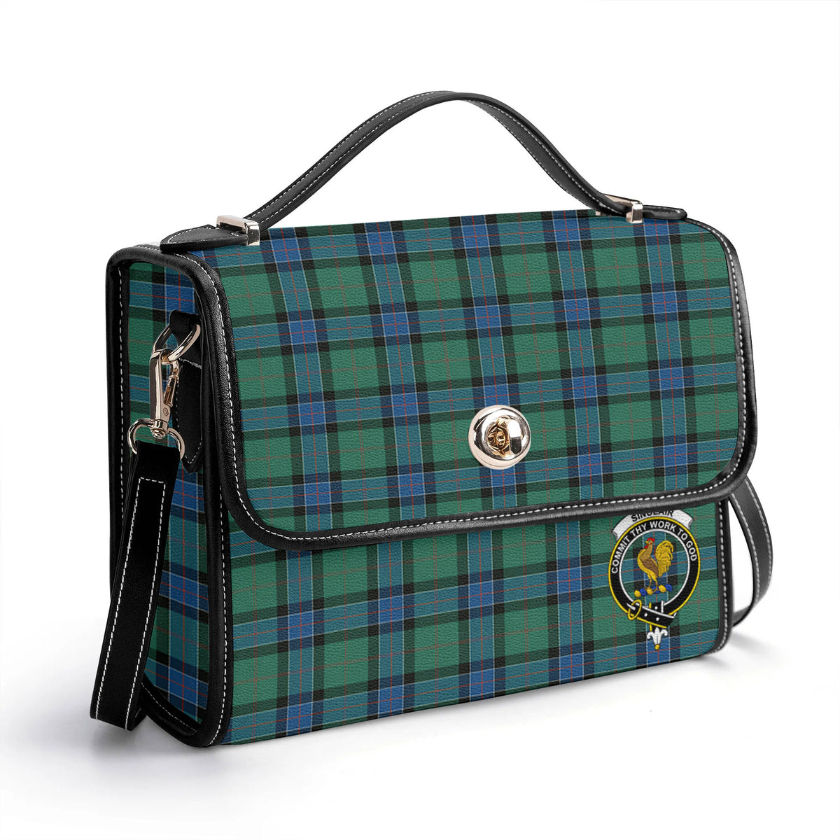 Sinclair Hunting Ancient Tartan Crest Satchel Bag