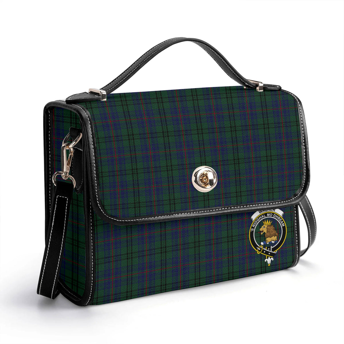 Walker Hunting Tartan Crest Satchel Bag