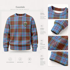 Anderson Modern Tartan Crest Sweater