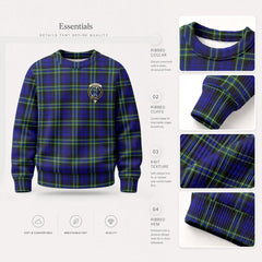 Arbuthnot Modern Tartan Crest Sweater