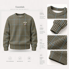 Haig Check Tartan Crest Sweater