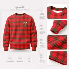 MacNab Modern Tartan Crest Sweater