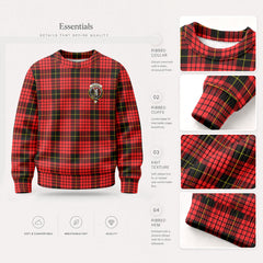MacQueen Modern Tartan Crest Sweater