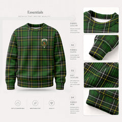 McAlpine Modern Tartan Crest Sweater