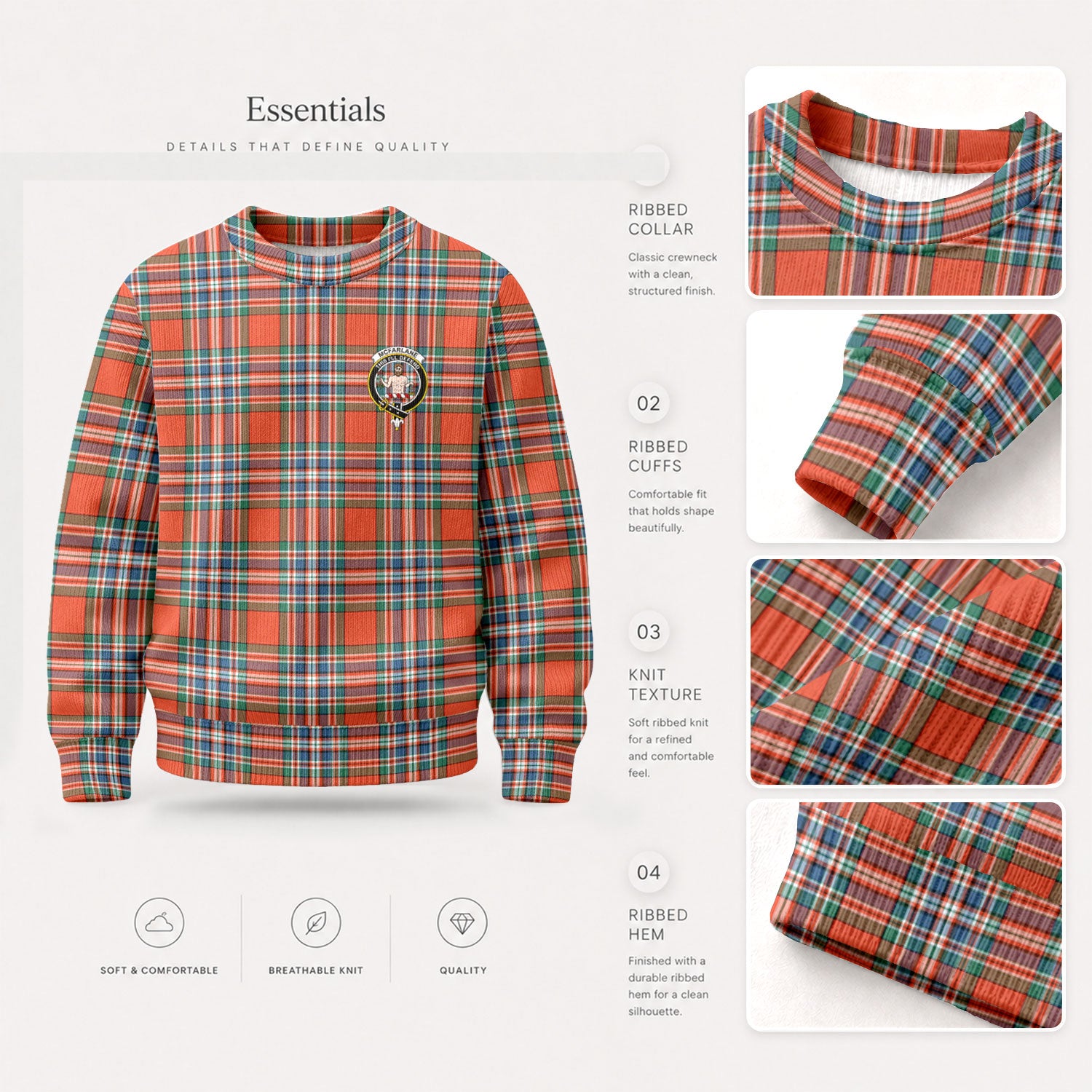 McFarlane Ancient Tartan Crest Sweater