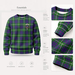 McIntyre Hunting Modern Tartan Crest Sweater