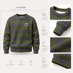 McMillan Hunting Modern Tartan Crest Sweater