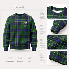 McNeil of Colonsay Modern Tartan Crest Sweater