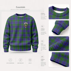 Strachan Tartan Crest Sweater