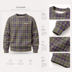 Taylor Weathered Tartan Crest Sweater