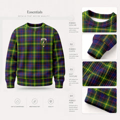 Watson Modern Tartan Crest Sweater