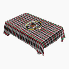 Borthwick Ancient Tartan Crest Tablecloth