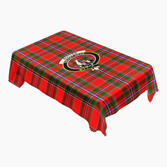Butter Tartan Crest Tablecloth
