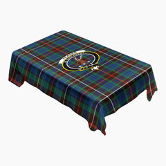 Fraser (of Lovat) Hunting Ancient Tartan Crest Tablecloth