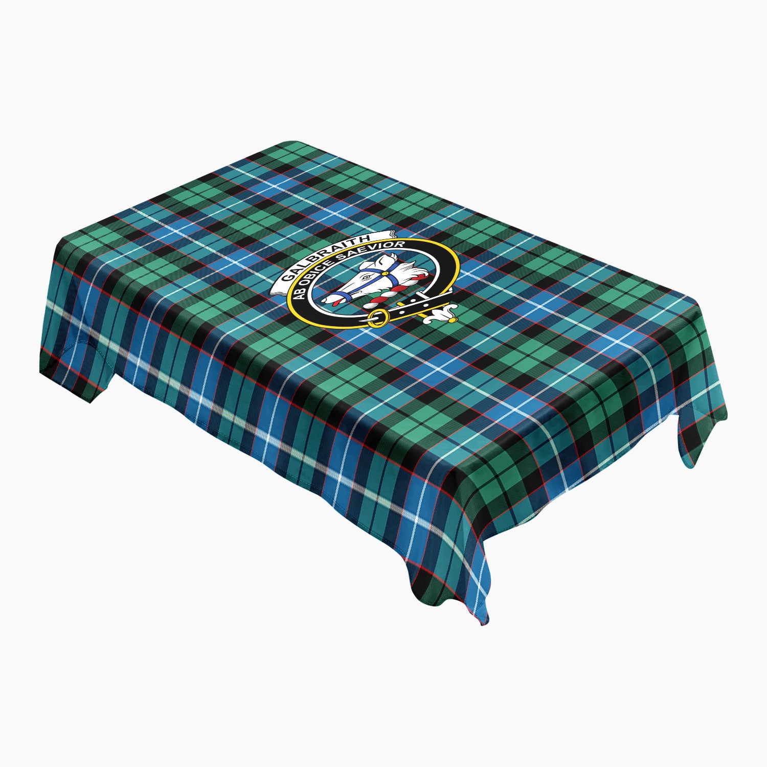 Galbraith Ancient Tartan Crest Tablecloth