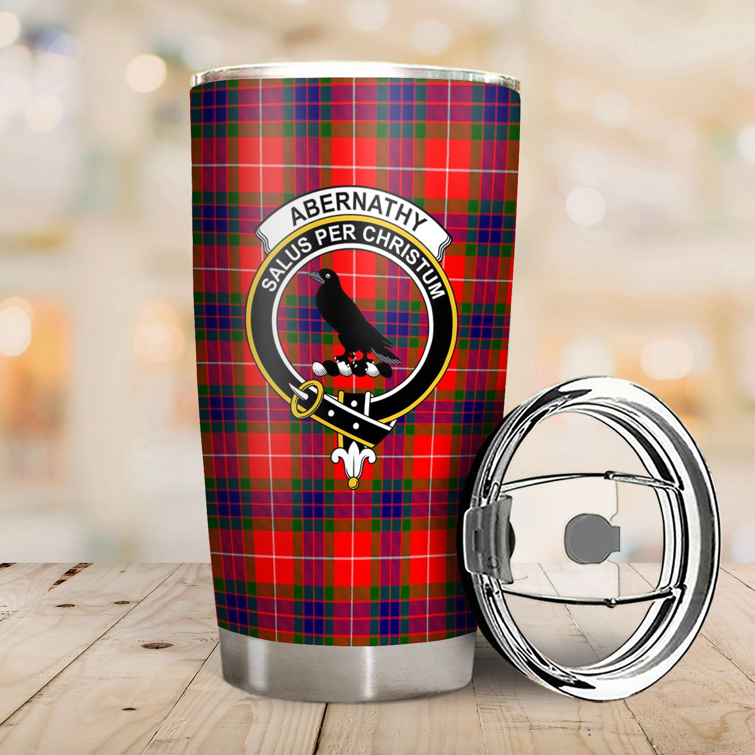 Abernathy Tartan Crest Tumbler