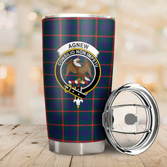 Agnew Modern Tartan Crest Tumbler