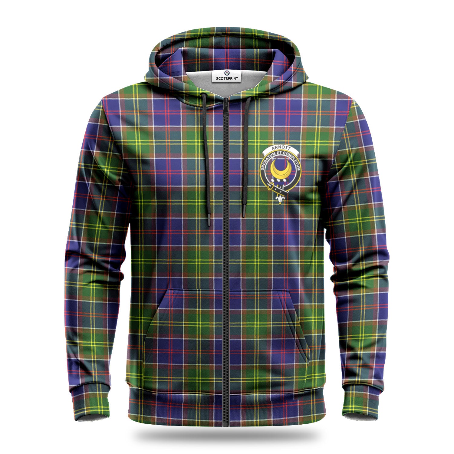 Arnott Tartan Crest Hoodie