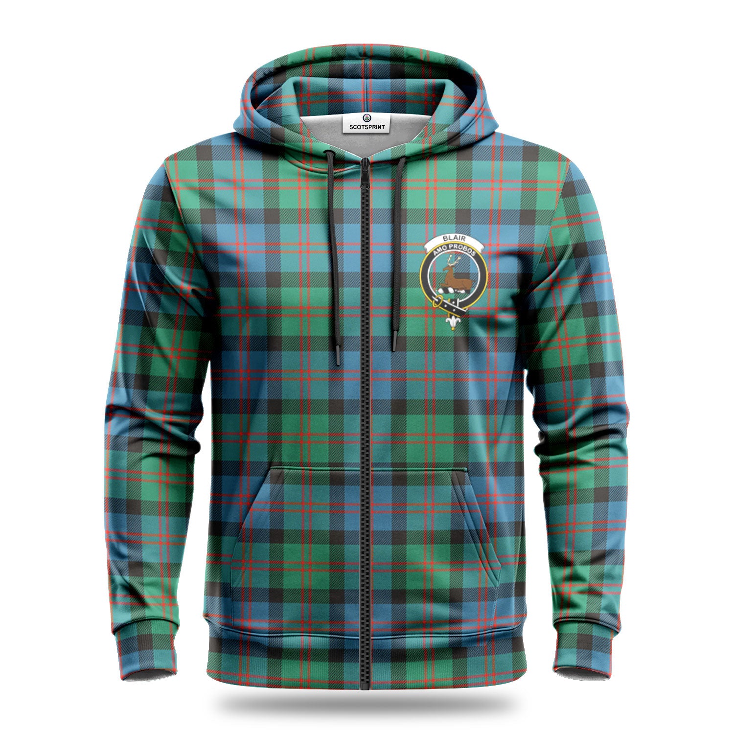 Blair Ancient 01 Tartan Crest Hoodie